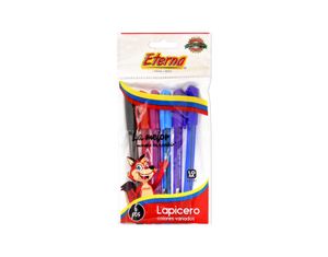 Set  Lapiceros de Colores  x 6 Eterna