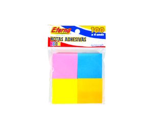 Notas Adhesivas de colores, pequeñas x4 color Eterna