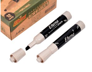 Marcador Ecológico  Borrable Negro Eterna
