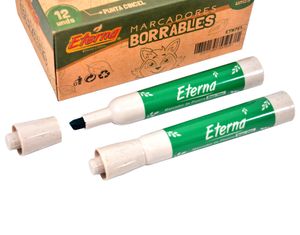 Marcador Ecológico  Borrable Verde
