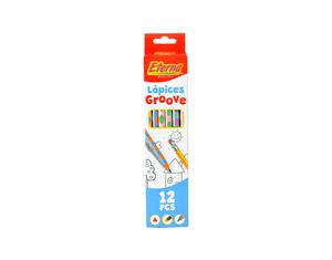 Lápices Diseño Ergonómico X 12 Eterna