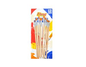 Set Pincel Redondo Eterna X 12  Pelo Nylon  Eterna