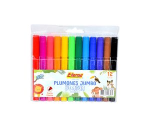Set de Plumones Lavables x 12 Eterna