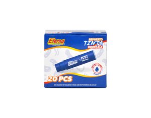 Cartucho Para Recargar Marcadores Azul Eterna X 20  Eterna