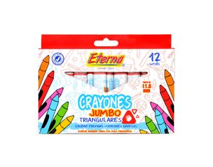Crayones Eterna Jumbo Triangular X 12 11,5mm  Eterna