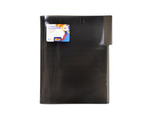 Carpeta Plástica Colores Legajador Eterna Carta Negro Humo  Eterna