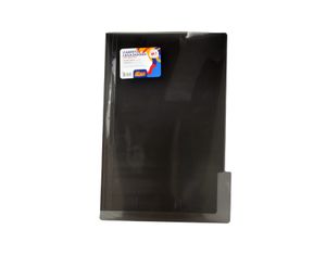 Carpeta Plástica Colores Legajador Eterna Oficio Negro Humo Eterna