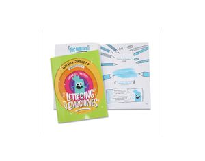 kit de lettering+ libro: Garabato presenta. lettering y emociones