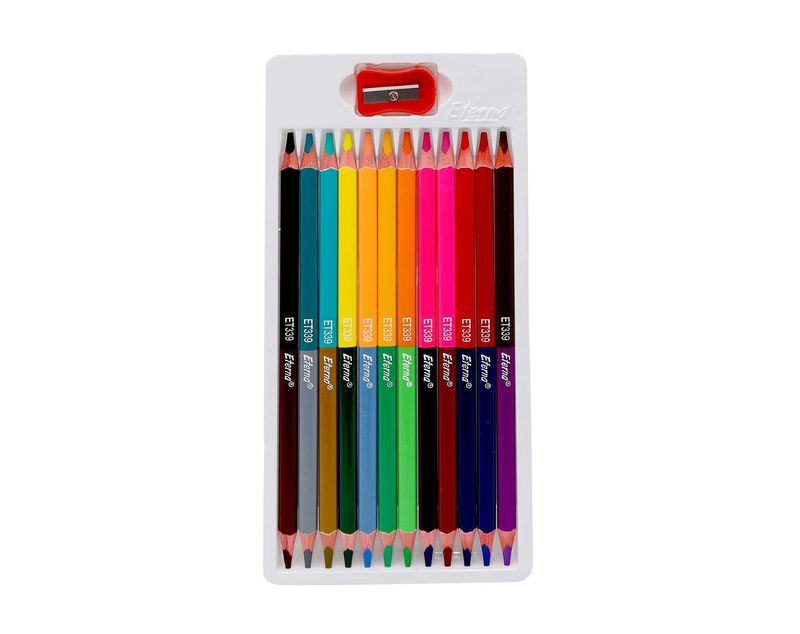 Lápices de Colores Triangulares Doble Punta Eterna-1767648291030